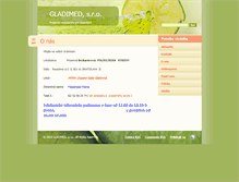 Tablet Screenshot of gladimed.sk